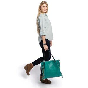 Old Trend Modern Vintage Daisy Tote, Green